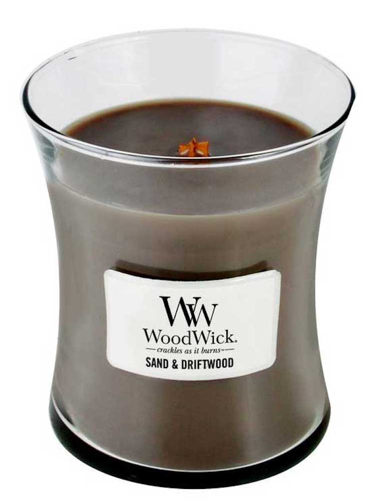 WoodWick Medium Crackling Candle Sand & Driftwood 663595923781 eBay
